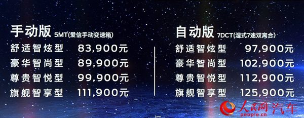 售价8.39万元-12.59万元一汽奔腾SENIAR9正式上市